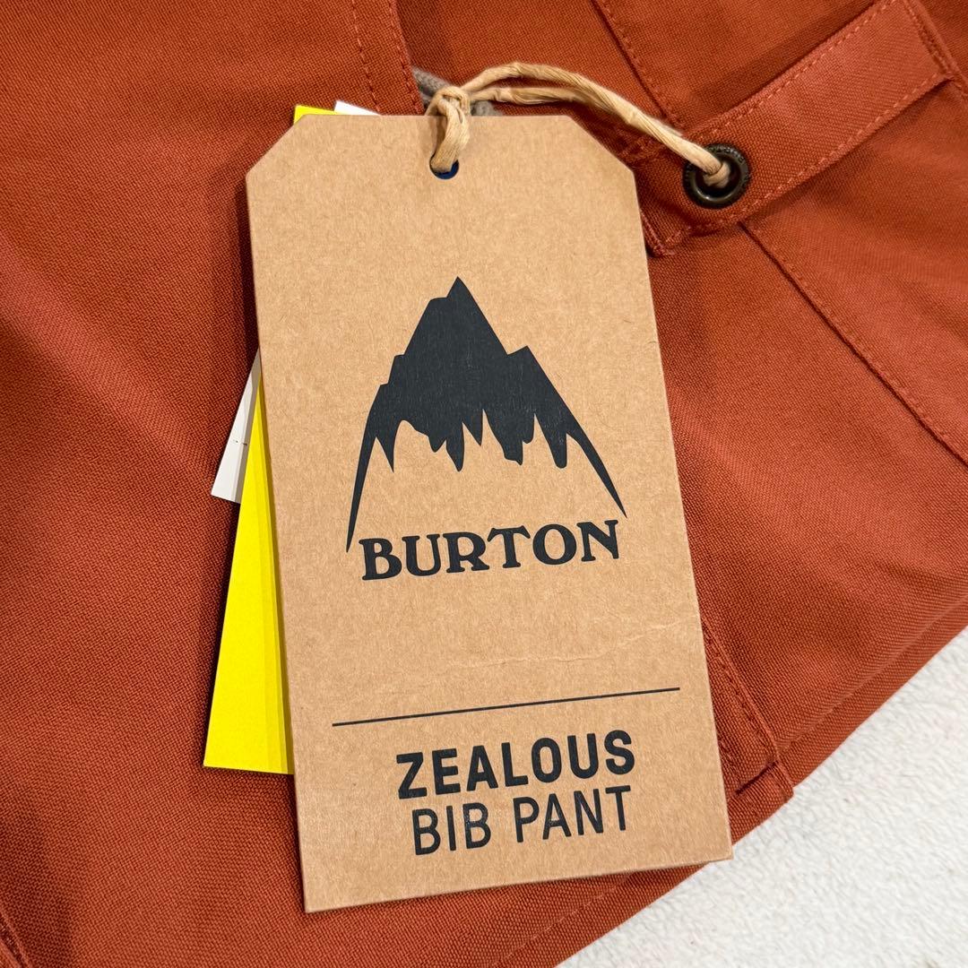 バートン WZ ZEALOUS PT/151051 ビブパンツ タグ付 オレンジ
