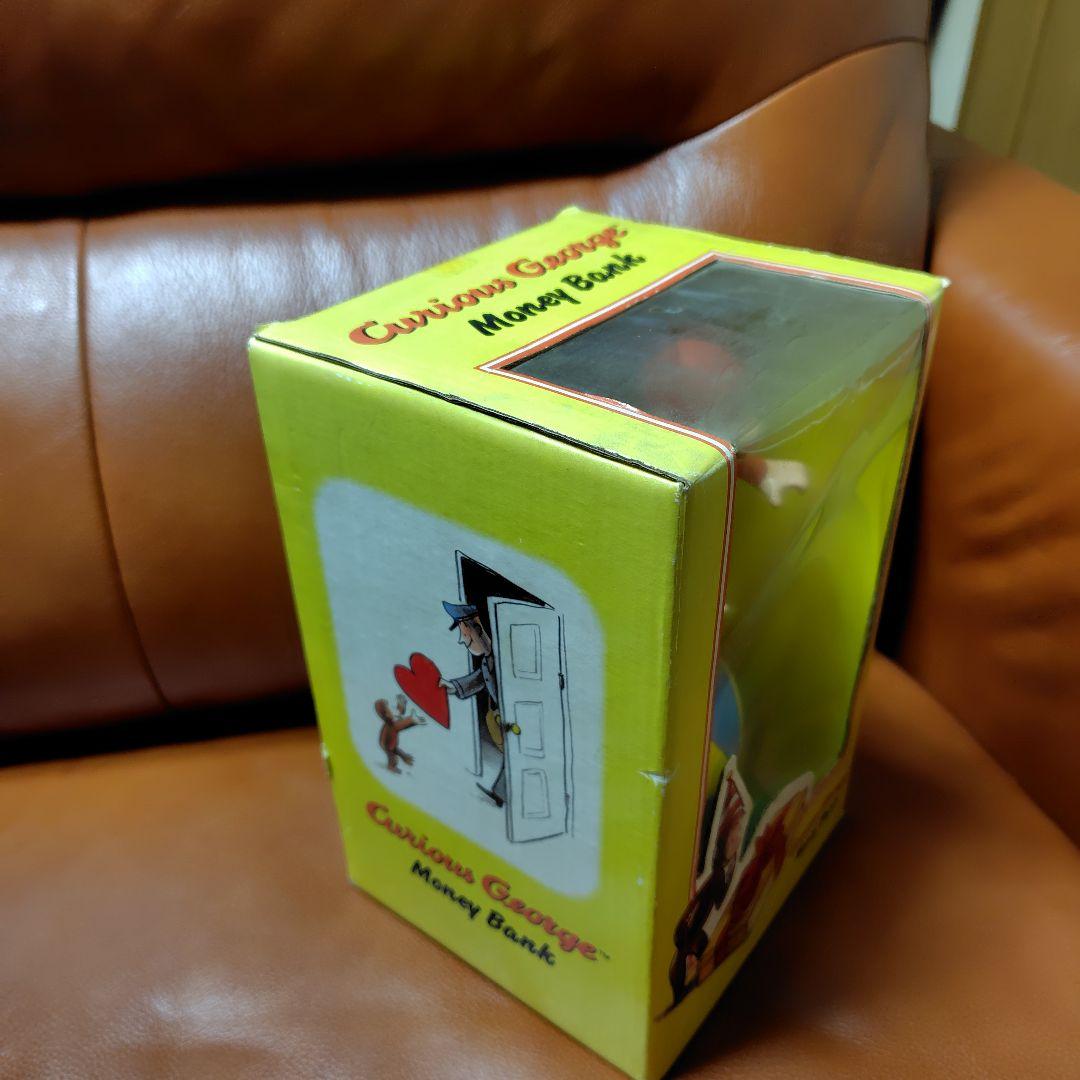 おさるのジョージ　フィギュア　貯金箱