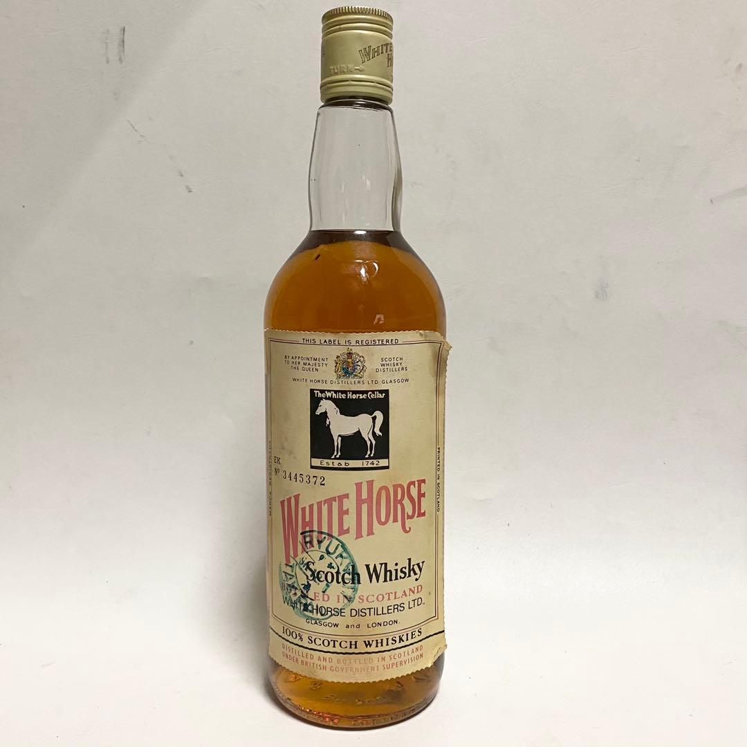 70年代初期 White Horse ホワイトホース ウイスキー オールドボトル