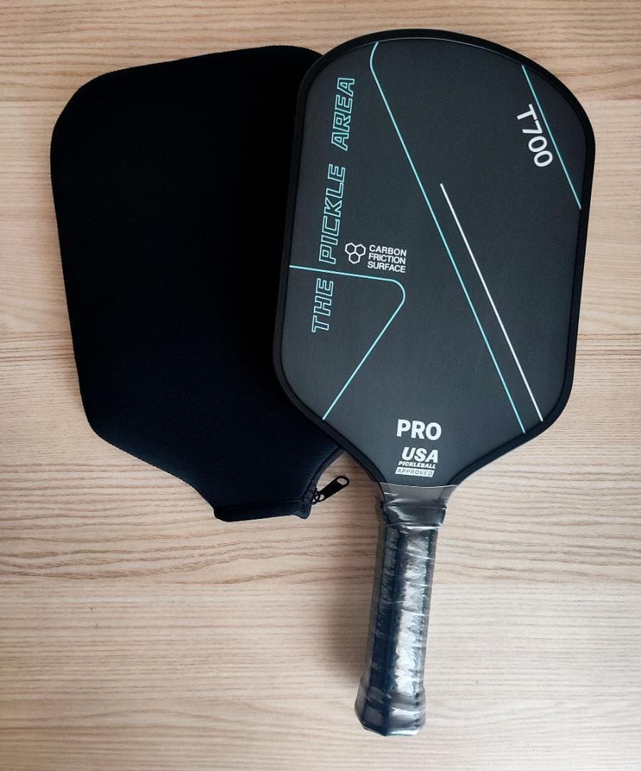 2個セット ピックルボール パドル T700生カーボンファイバー 青 ピンク