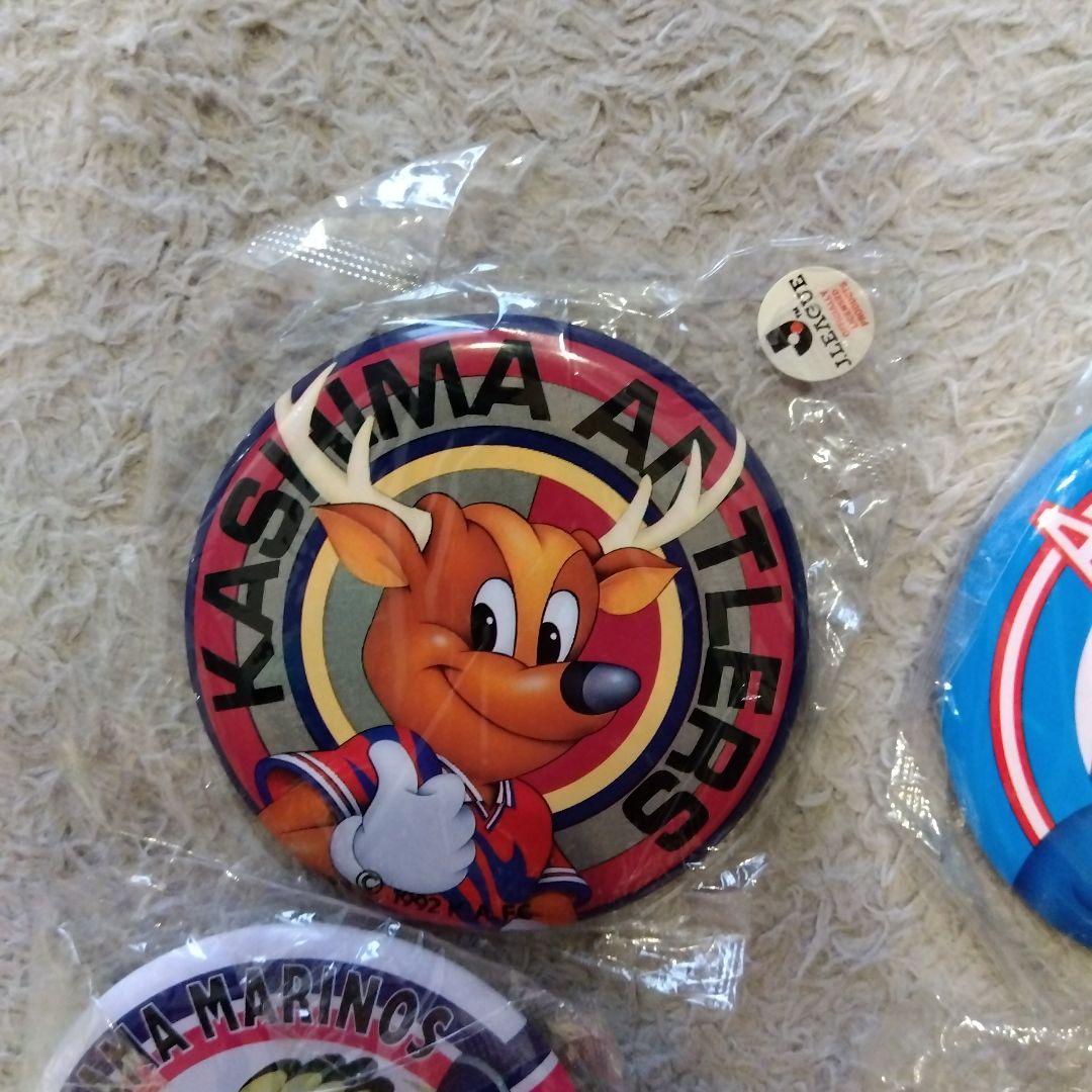 サッカー　Jリーグ　公式缶バッジ　1992年　6つセット