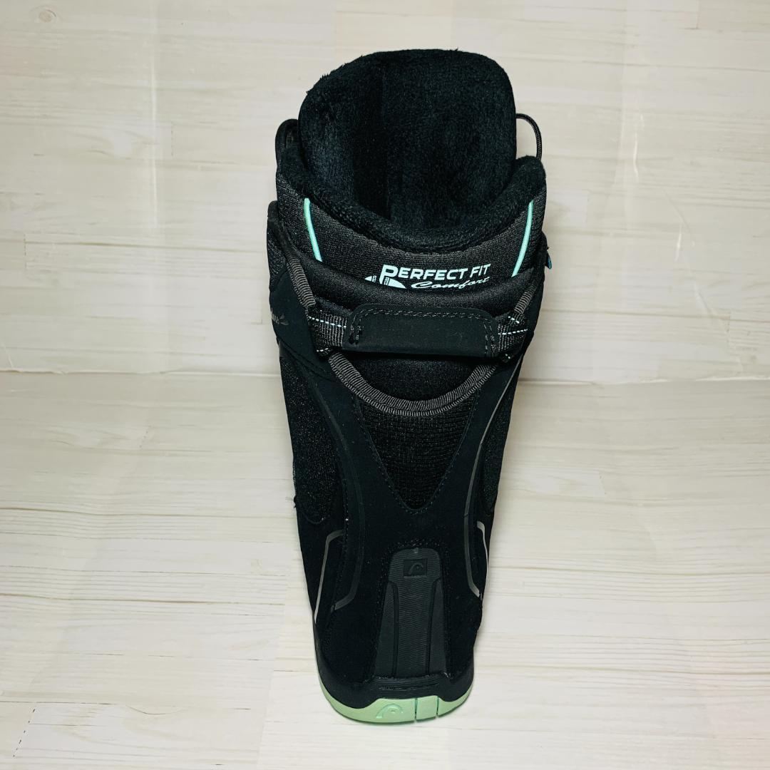 女性用スノーボードブーツ Boaシステム ブラック #0295