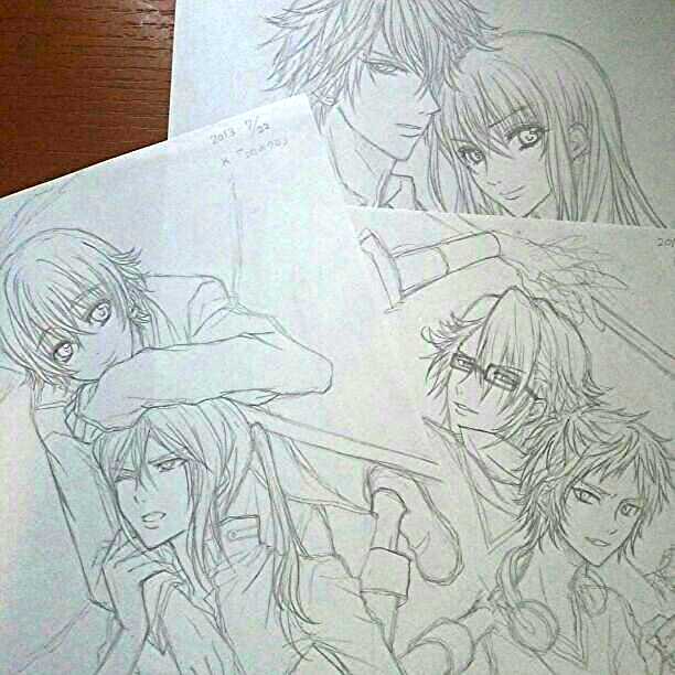 鉛筆イラストオーダー 【オーダー一旦終了】