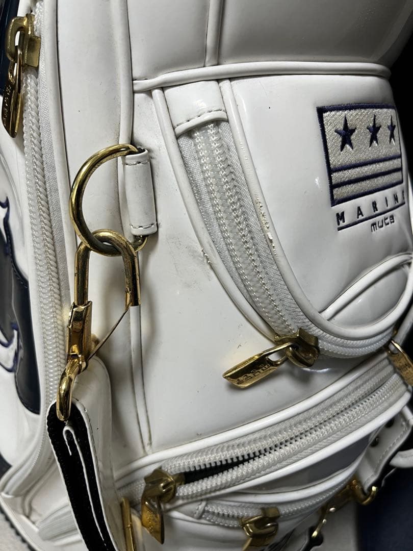 Nunuムータマリン スタンド式 キャディバッグ エナメル