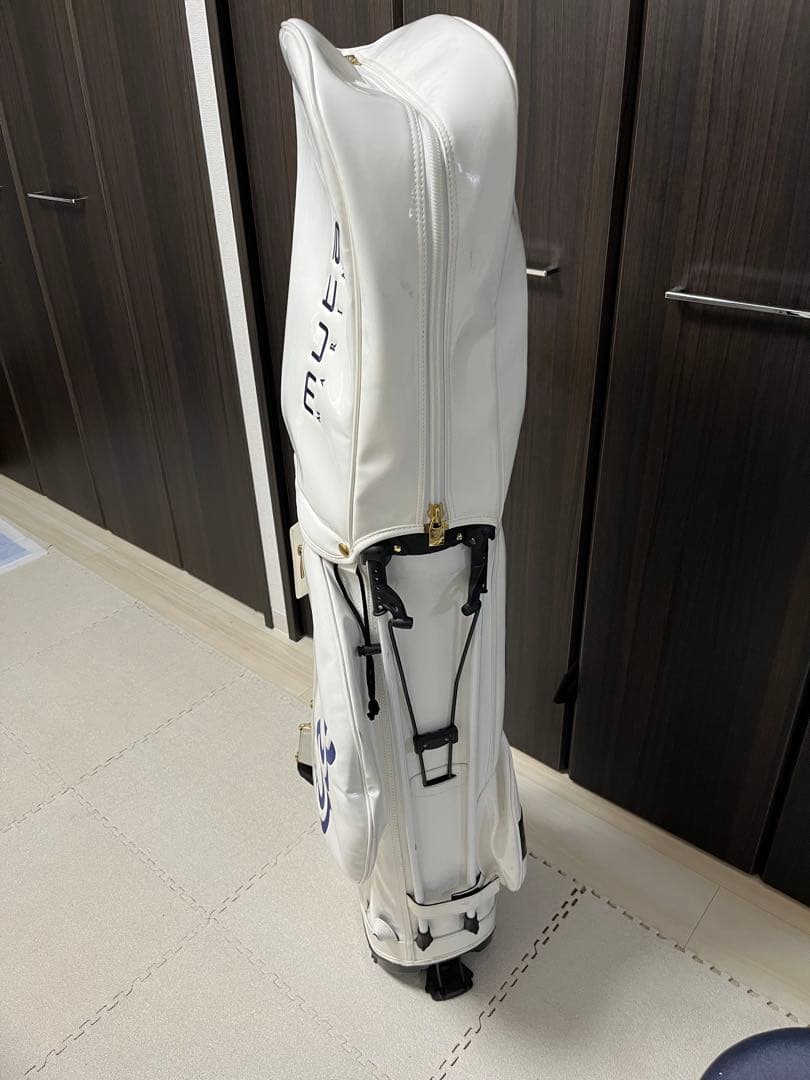 Nunuムータマリン スタンド式 キャディバッグ エナメル