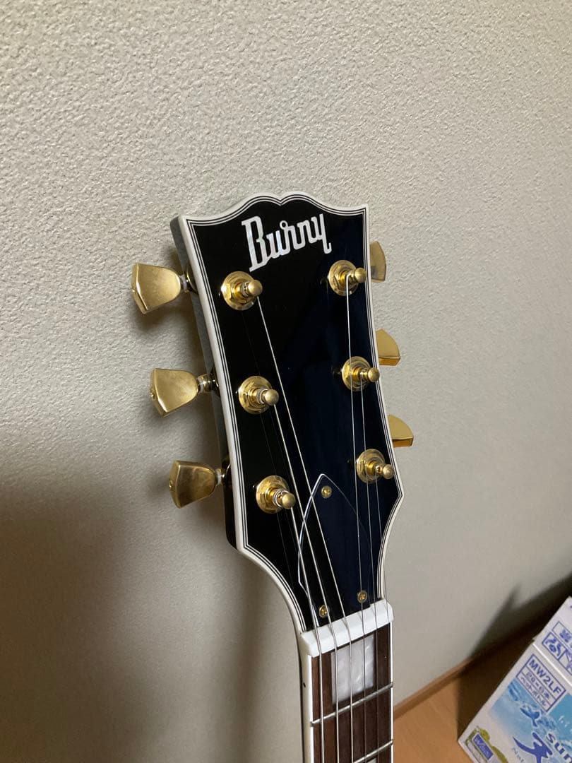 Burny SRLC55 BLK エレキギター　レスポールカスタム ブラック