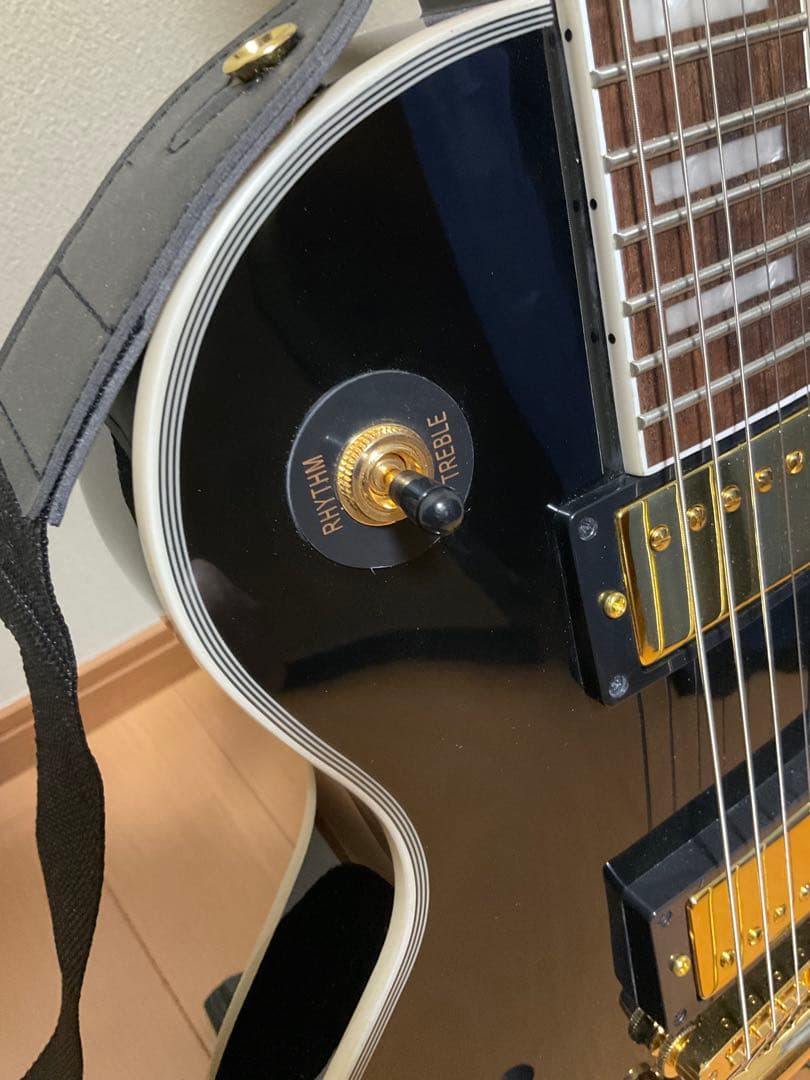 Burny SRLC55 BLK エレキギター　レスポールカスタム ブラック