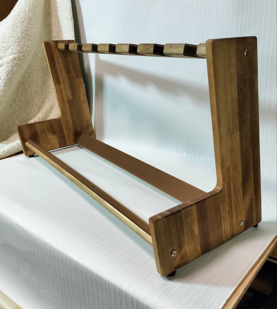 ウクレレスタンド 　7本掛け　ソプラノ〜テナーサイズ対応　ハンドメイド