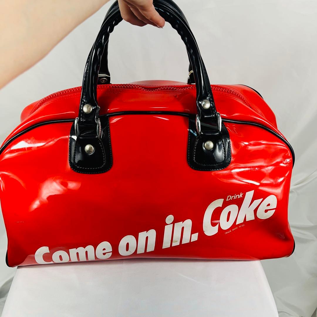 Coca-Cola ボストンバッグ エナメルスポーツバッグ　ヴィンテージ