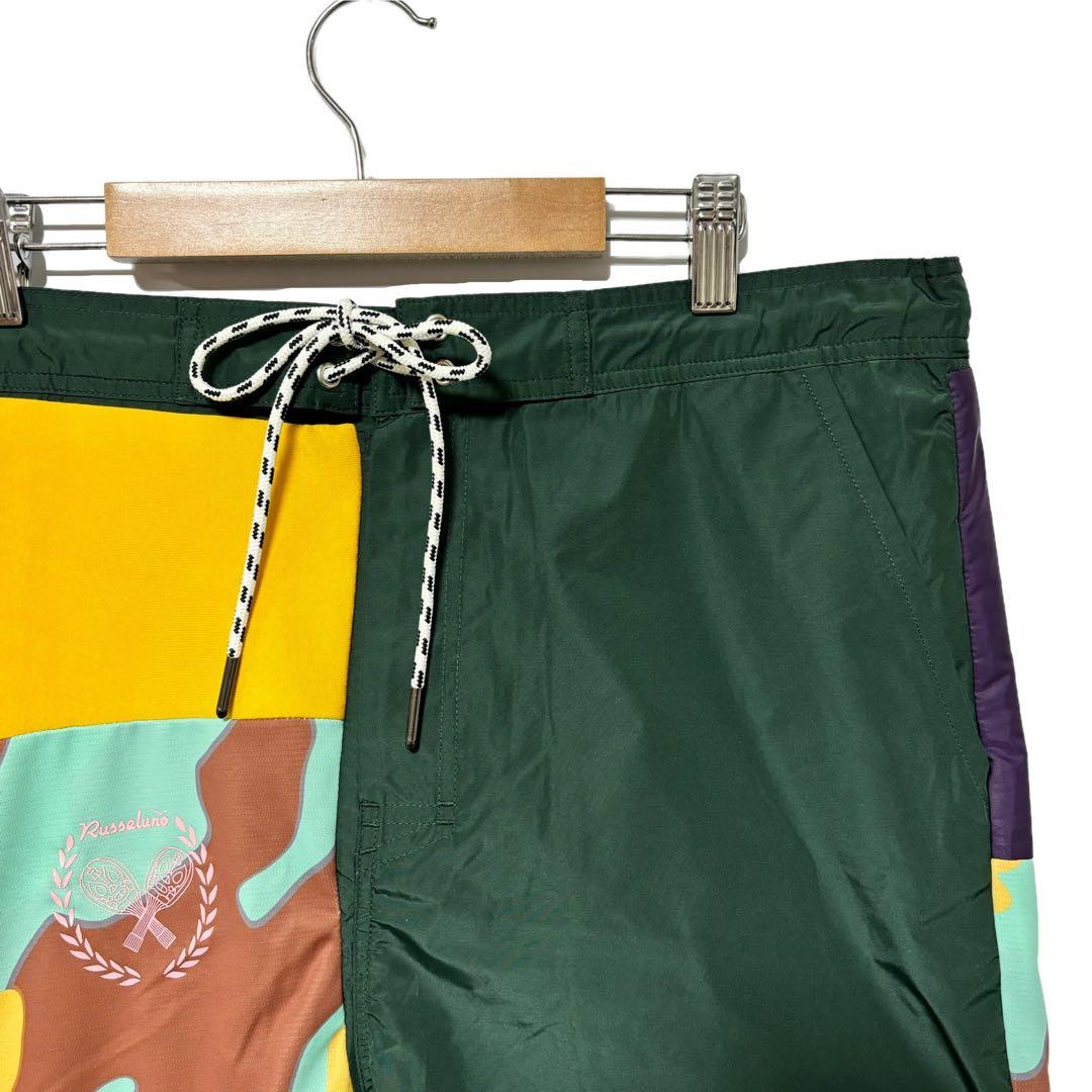 新品 ラッセルノ ゴルフ リボーン リメイク 総柄 ショーツ 定価55,000円