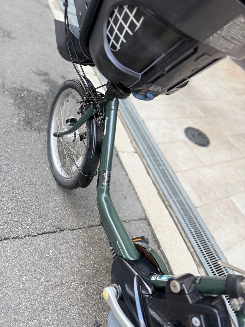 大阪府　子供乗せ　パナソニック　電動アシスト自転車 チャイルドシート付き