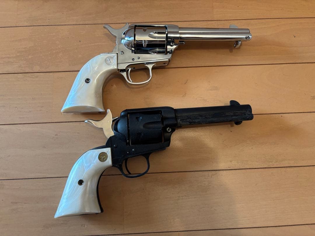 ハートフォード製SAAモデルガン ヘビーウェイト シルバー セット