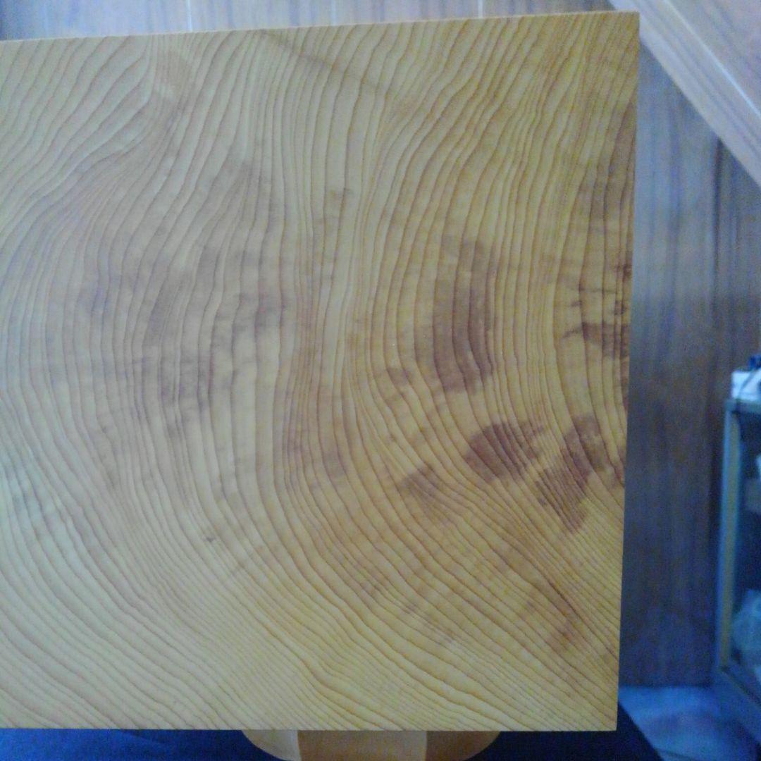 【本榧　5寸将棋盤　天地柾　追加画像】