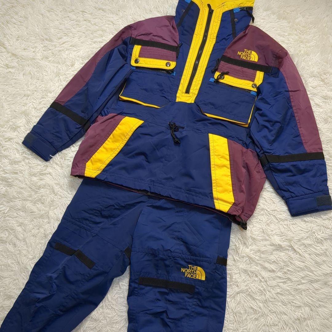 【90S✨NORTH FACE✨M】スキー スノー ウェア セットアップ