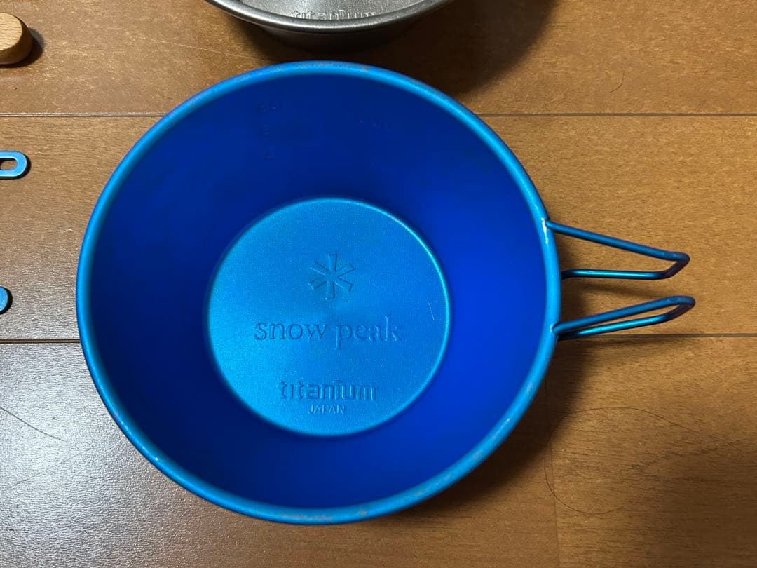 スノーピーク チタンシェラカップ＋カトラリーセット