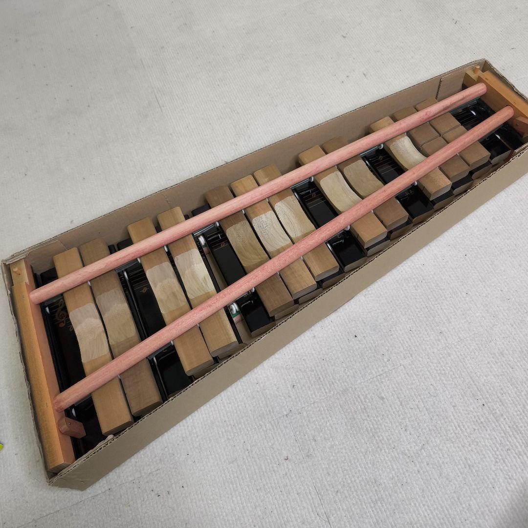 美品 YAMAHA ヤマハ 卓上木琴 No.185 楽器 木琴 30音