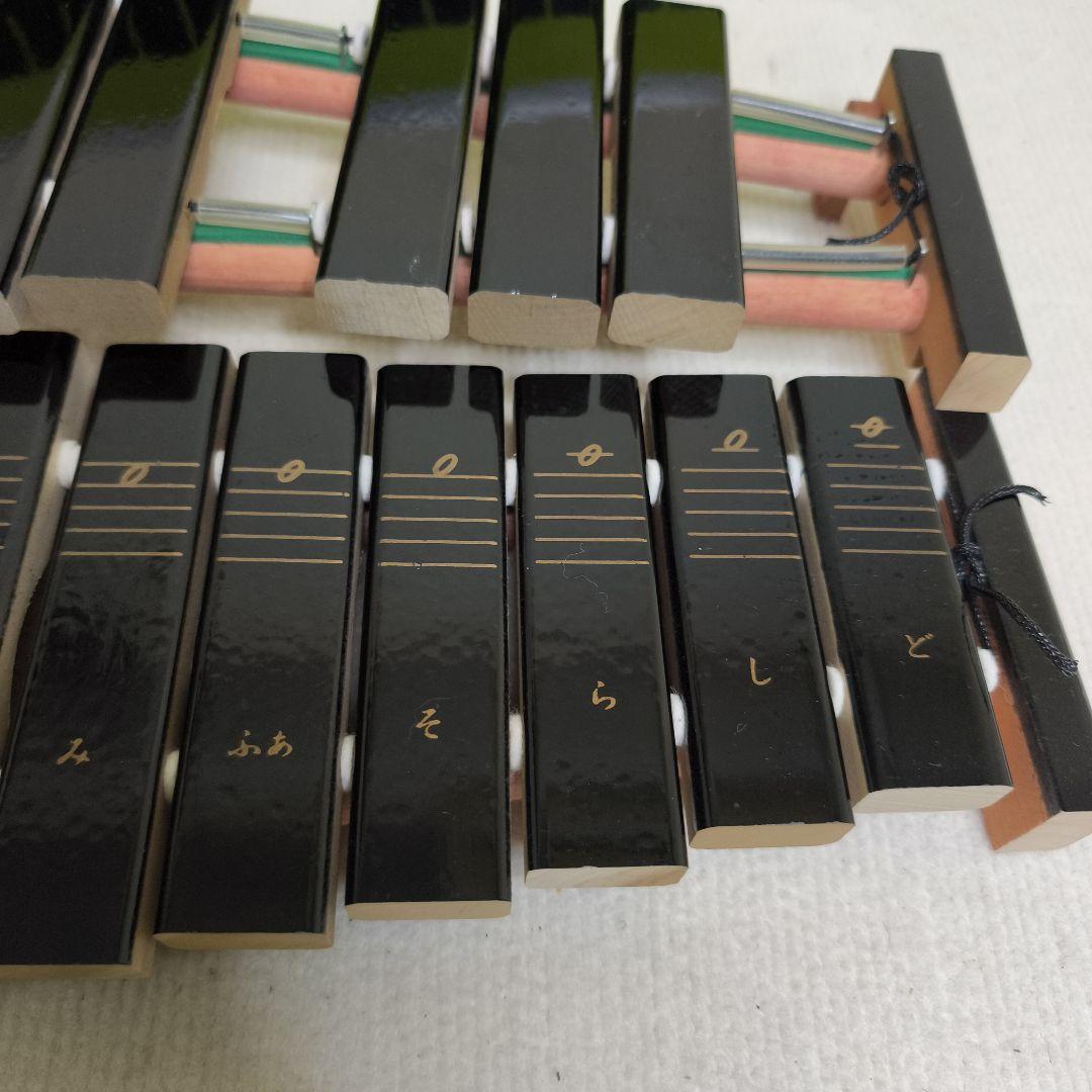 美品 YAMAHA ヤマハ 卓上木琴 No.185 楽器 木琴 30音
