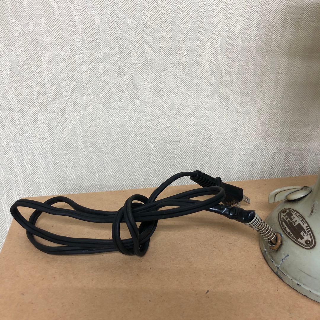 完動品 昭和レトロ 三菱 鉄羽根 3枚羽根 扇風機 羽根径30cm アンティーク