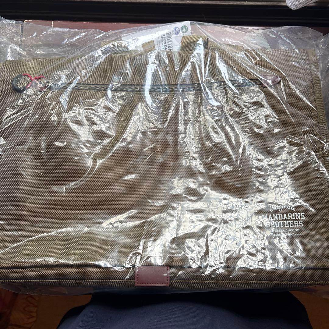 ブリクストンキャリーバックパック ワイド ※リニューアル　ブラウン　M