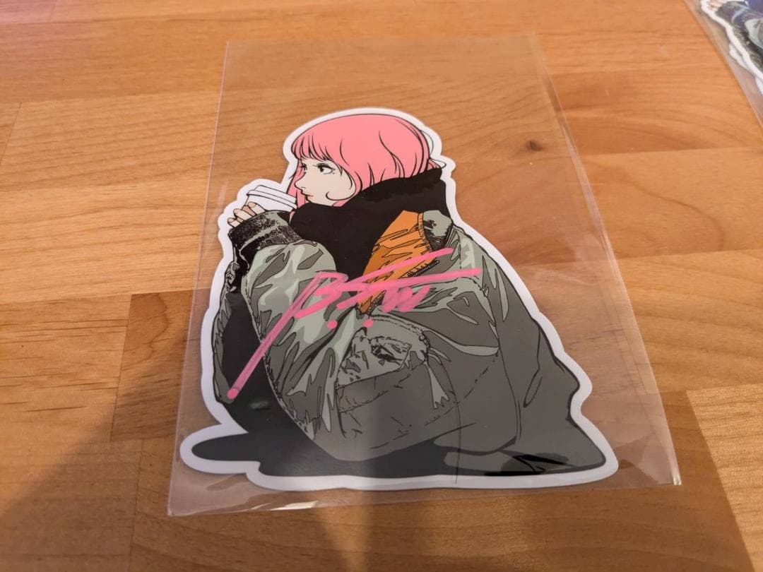 Backside works. アートフェア東京 2024 サイン入りステッカー