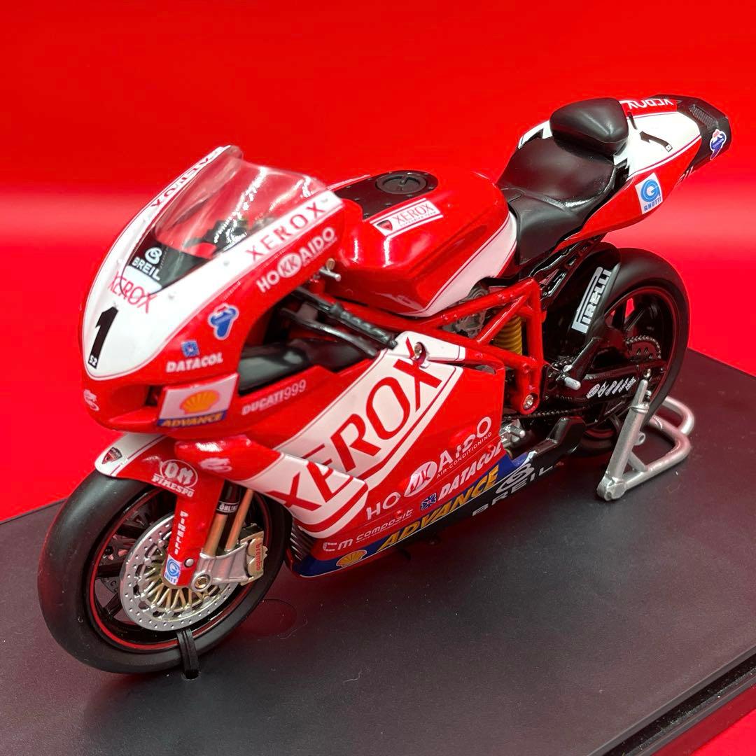 【美品】NewRay 1/12 ドゥカティ 999 ゼロックス ケース付 完成品