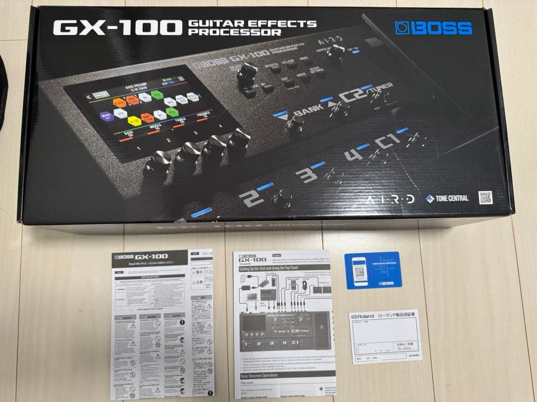 BOSS GX-100 ギターエフェクター + BT-DUAL + トートバッグ