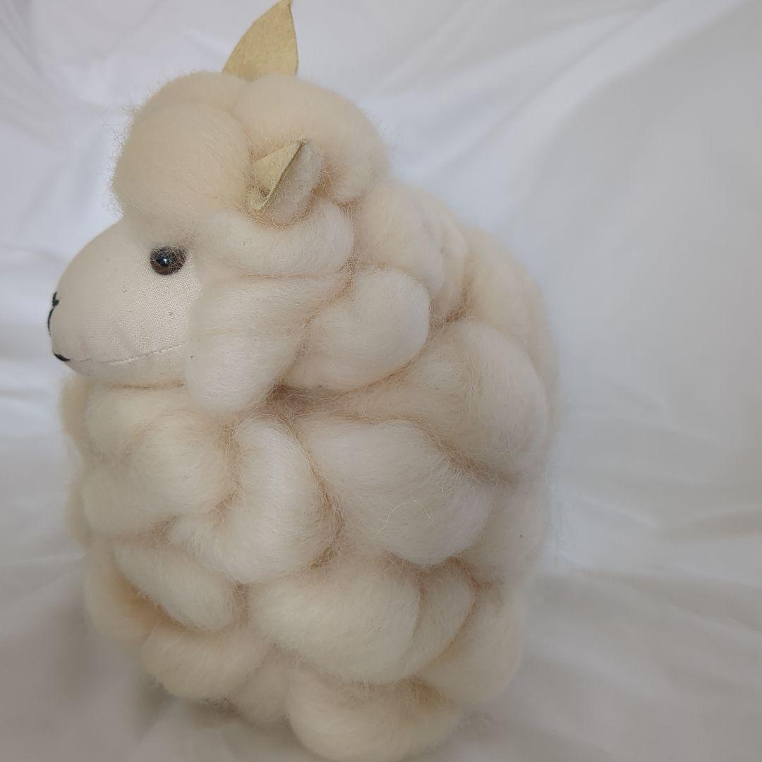 羊のぬいぐるみ 羊毛　ニュージーランド産