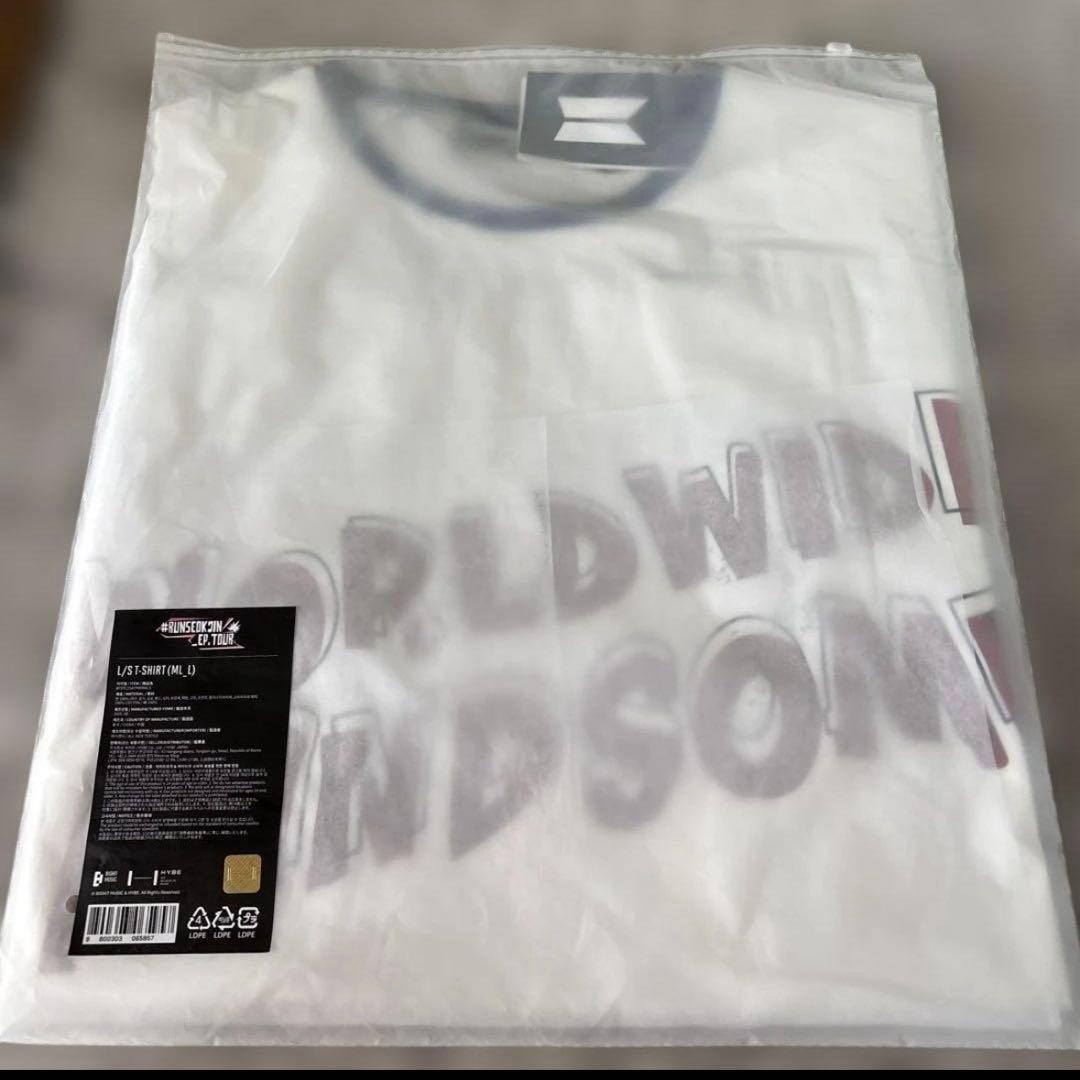 「新品完売品」BTSJin RUNSEOKJIN韓国 公式長袖シャツ　L