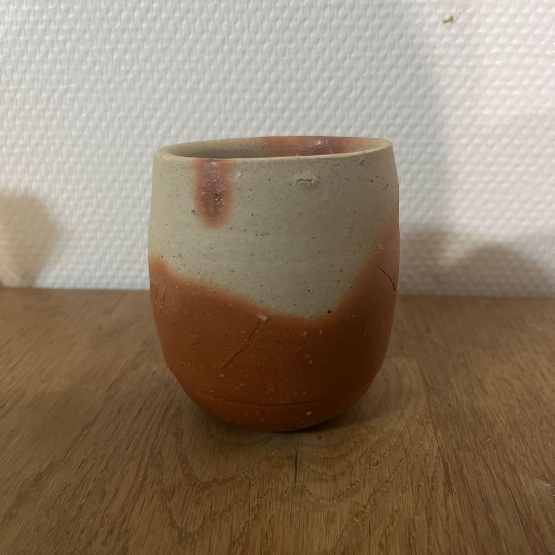 備前焼伊勢崎 晃一郎 陶器カップ