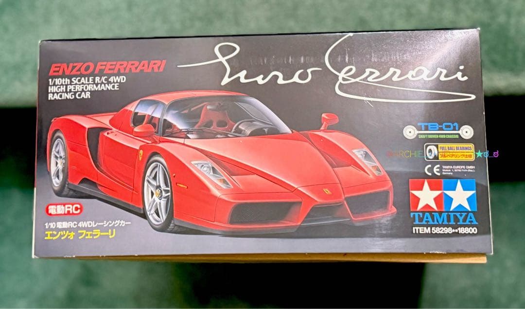 未組み立て●タミヤ★エンツォ・フェラーリ 1/10 RCカー