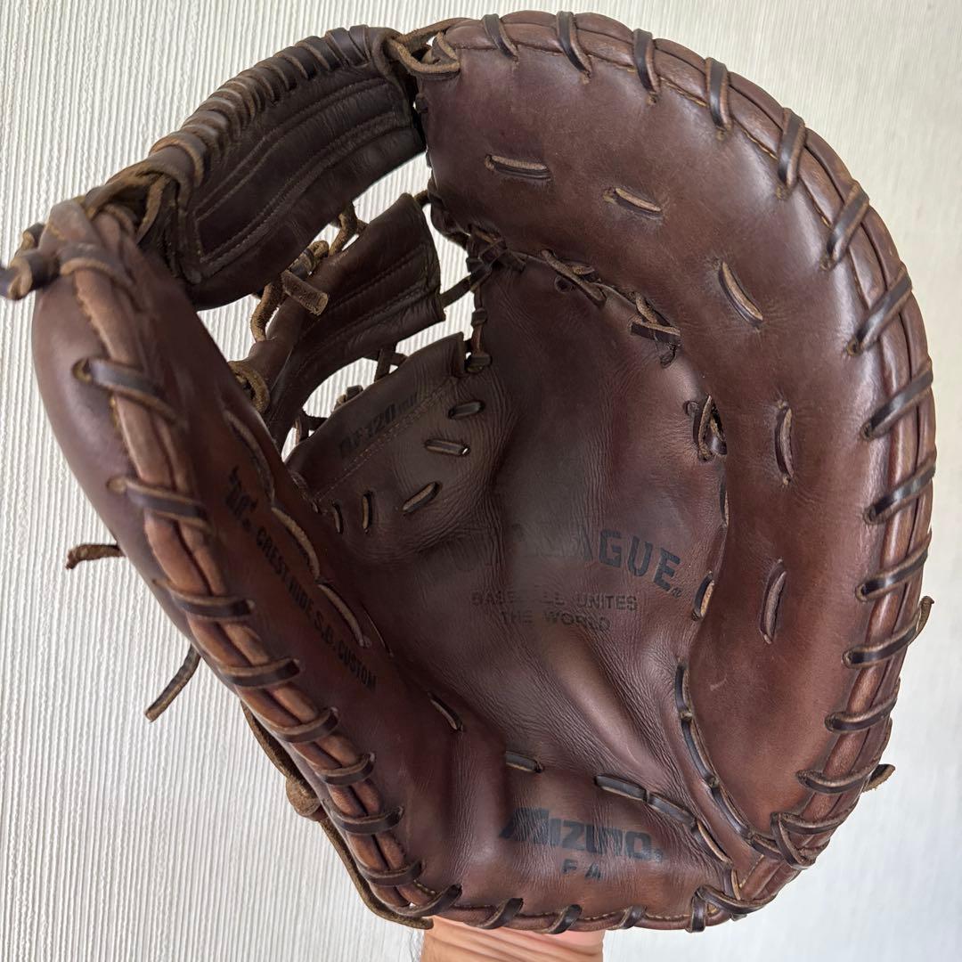 ミズノ 青ビュー 初代ビューリーグ ファーストミット 激レア 1990年代軟式用