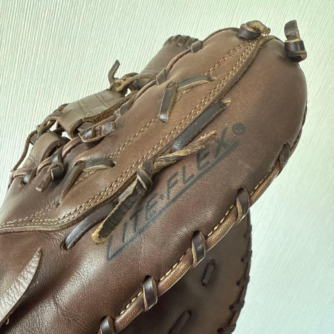 ミズノ 青ビュー 初代ビューリーグ ファーストミット 激レア 1990年代軟式用