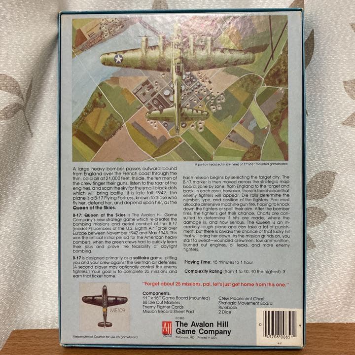 Ｂー１７Queen of the Skies ボードゲーム