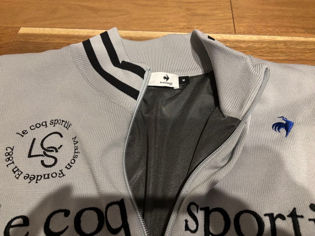 le coq sportif グレー スウェット ジャケット
