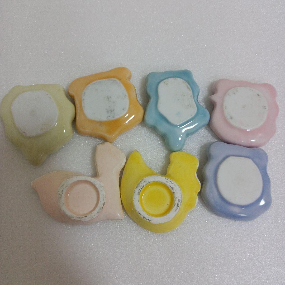 平成レトロ　箸置き　アニマル　陶器　カラフル ファンシー　カトラリー　食器