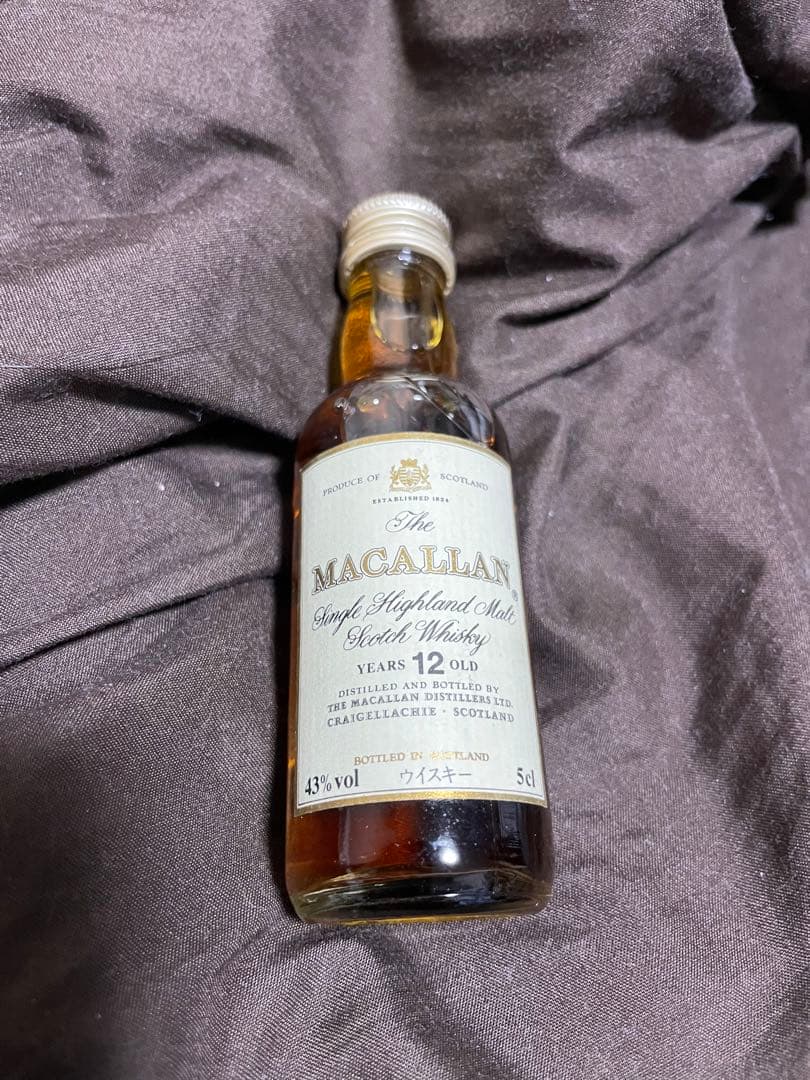 MACALLAN YEARS 12OLD マッカラン12年ミニボトル