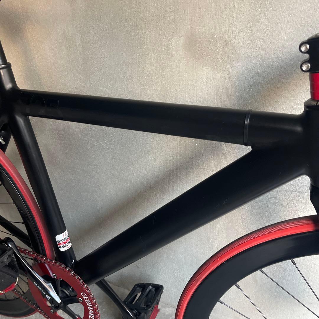 関東圏限定販売　美品　LEADER 725 ピストバイク ブラック/レッド