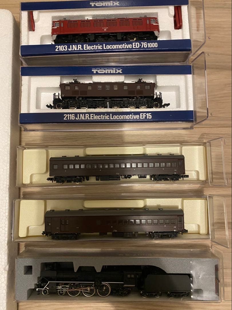 Nゲージ　鉄道模型　TOMIX ED76 EF15 KATO D51 オハ35