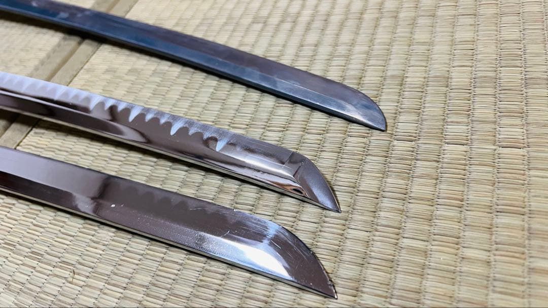 模造刀 3振りセット 大刀 脇差 パーツ取り 資料 まとめ売り 251119-3