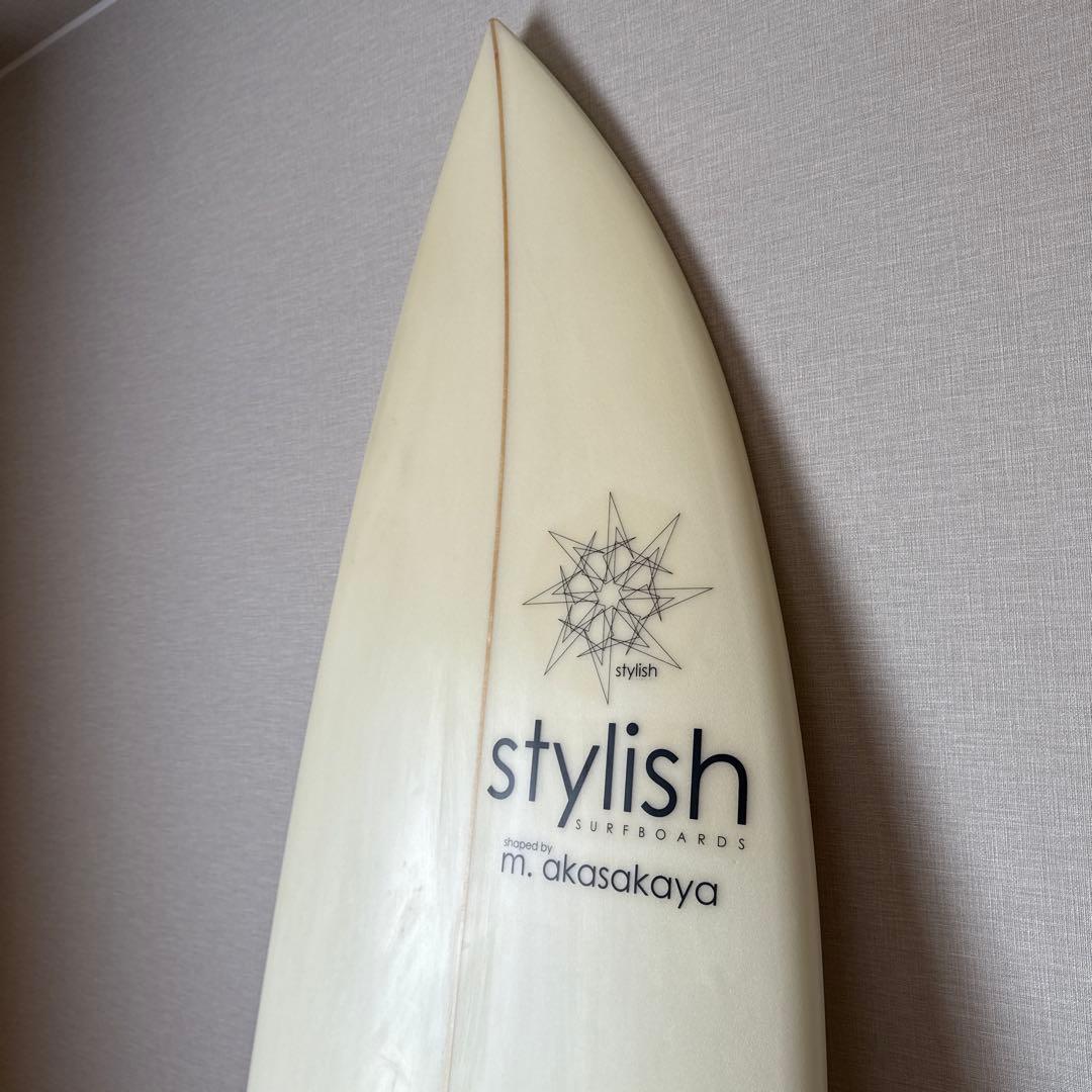 stylishサーフボード(セミガン、美品、)