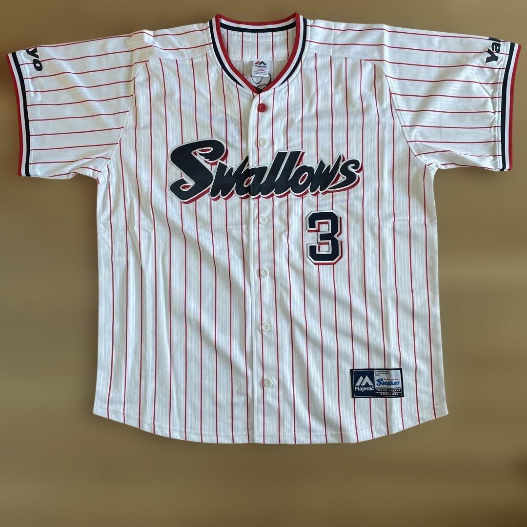 スワローズ　内山壮真　刺繍ワッペン　ユニフォーム　L