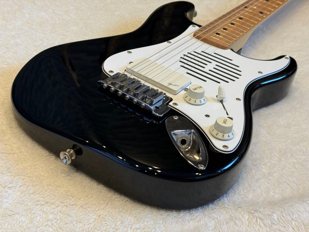 Fender Japan ST-CHAMP 後期型 BK アンプ内蔵ミニギター