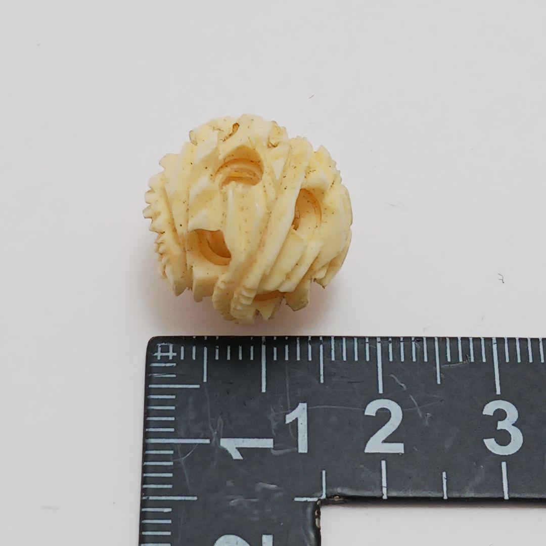 Y2892-13 高級彫刻 ネックレス・パーツ・天球セット 重量74.5g