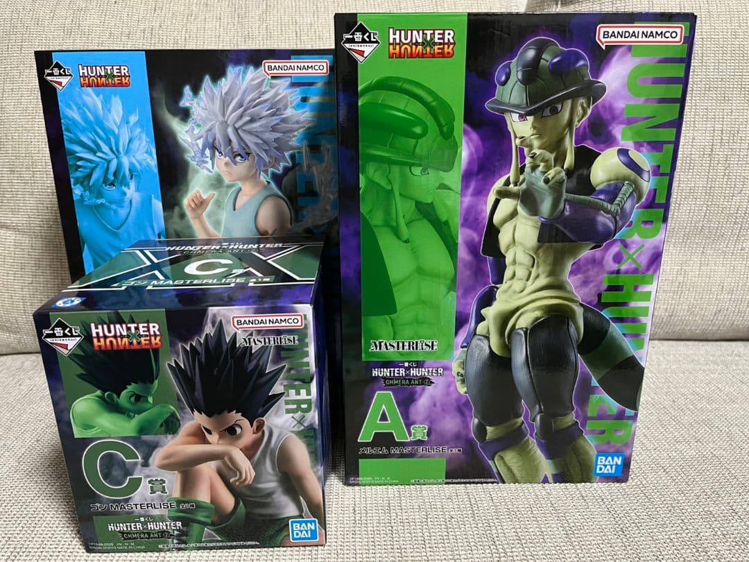 一番くじ　HUNTERXHUNTER キメラアント A C D賞　下位賞コンプ