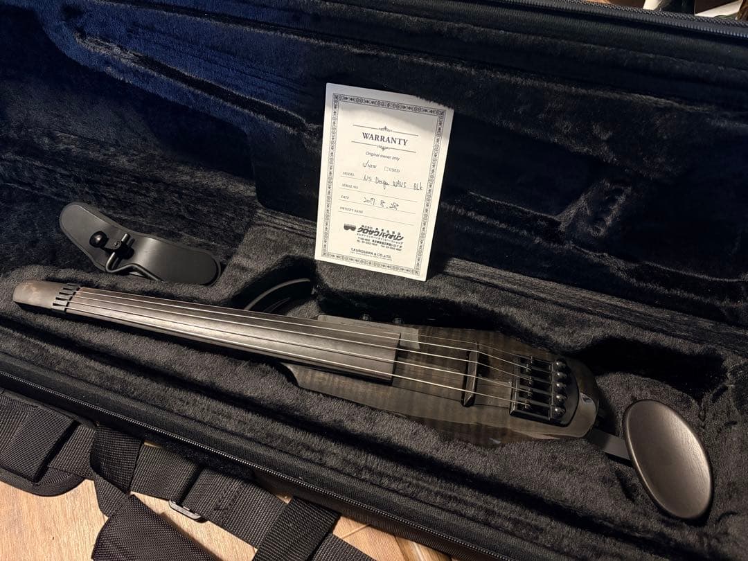 NS Design WAV5-BK 5弦エレクトリックバイオリン ケース付き