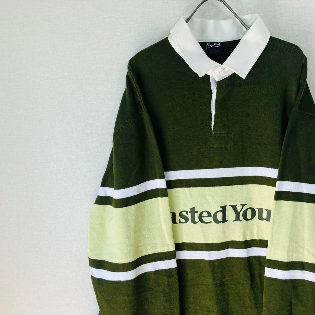 【激レア】ウェイステッド ユース ラガーシャツ サイズXL　 グリーン