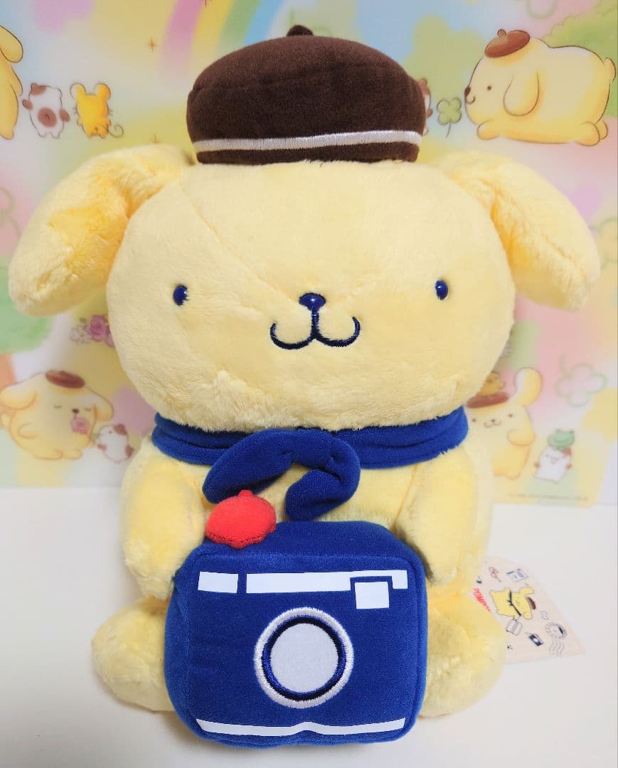 ポムポムプリン　おでかけ　ボンボヤージュ　ぬいぐるみ