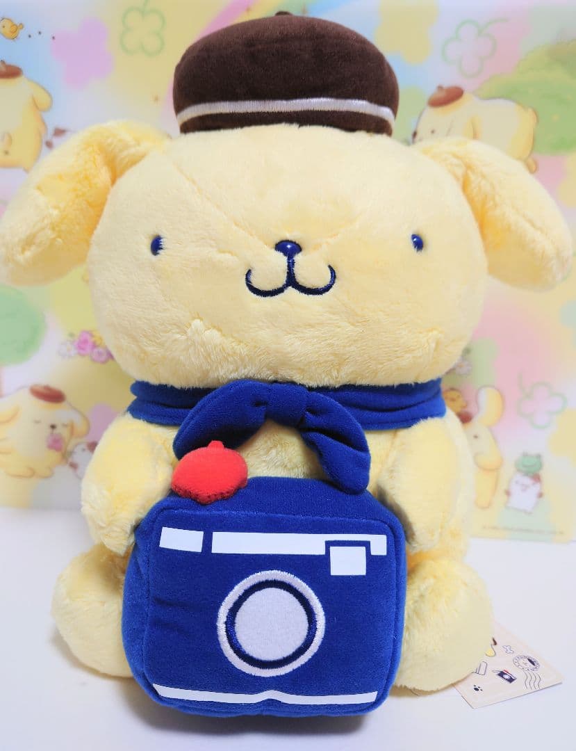ポムポムプリン　おでかけ　ボンボヤージュ　ぬいぐるみ