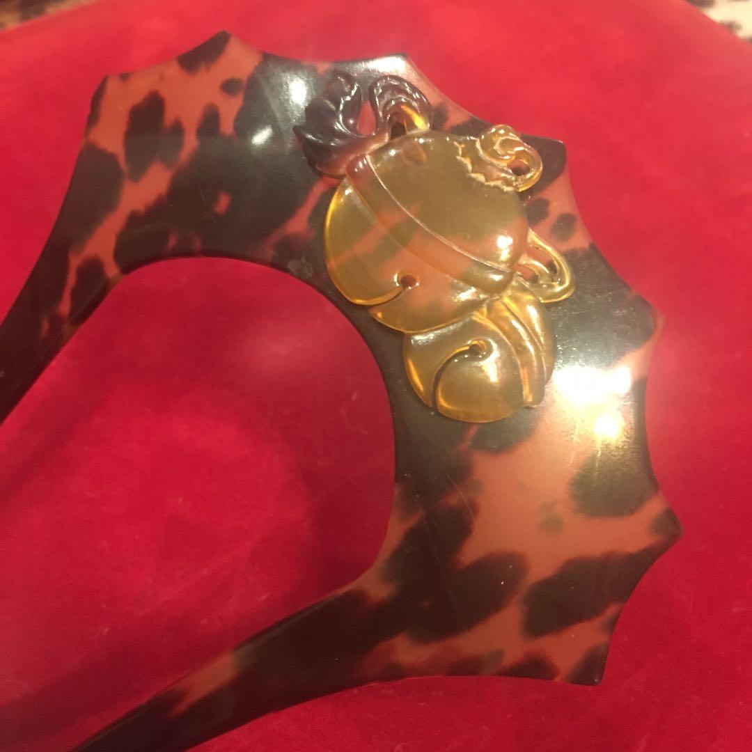 最高級 本鼈甲  作家物 かんざし 縁起物鈴成り