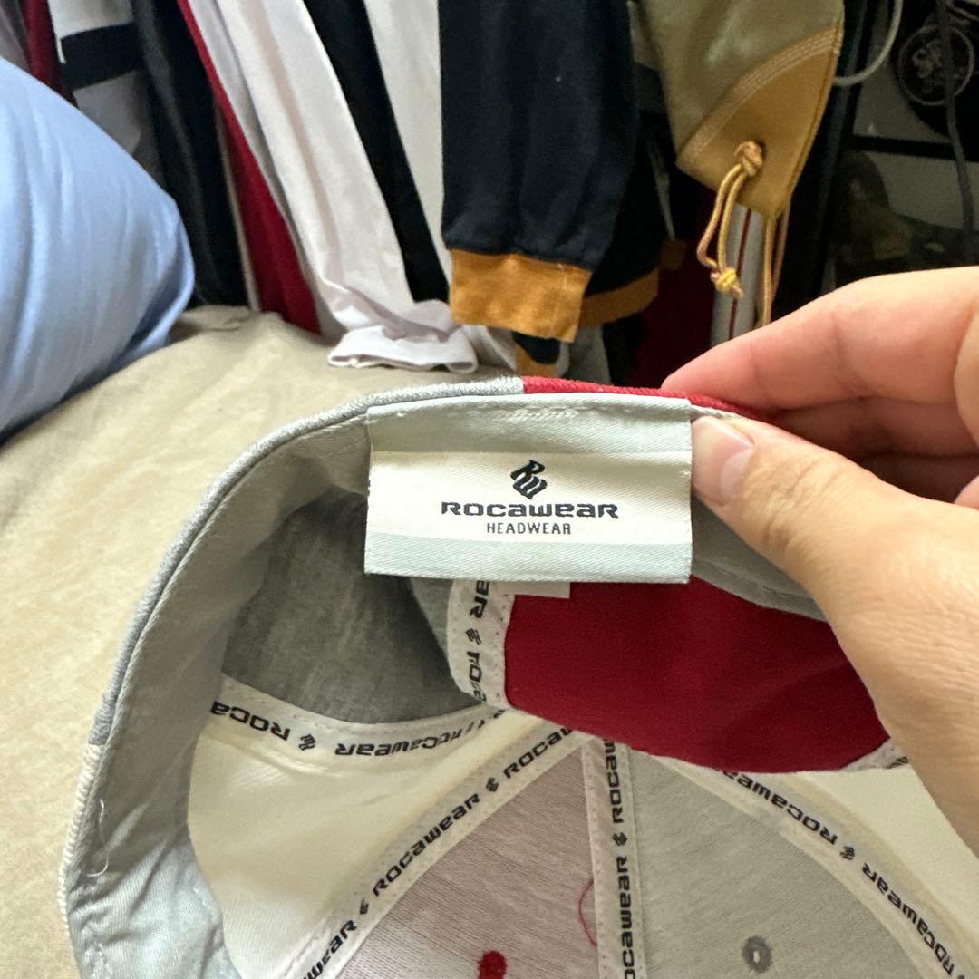 着画あり　ロカウェア　クレイジーパターン　キャップ